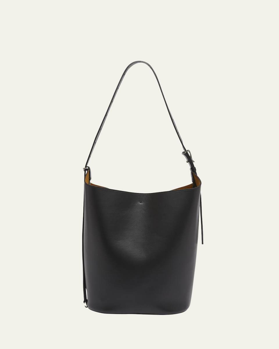 Brant Smooth Leather Bucket Bag
